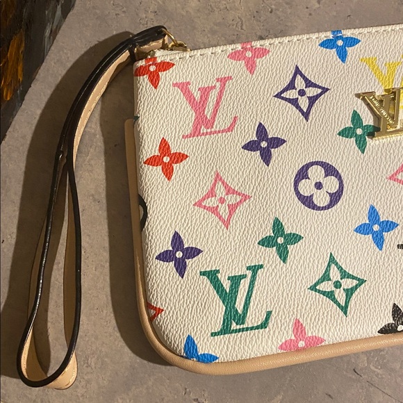 White Colorful Fashion Wristlet - Picture 2 of 5